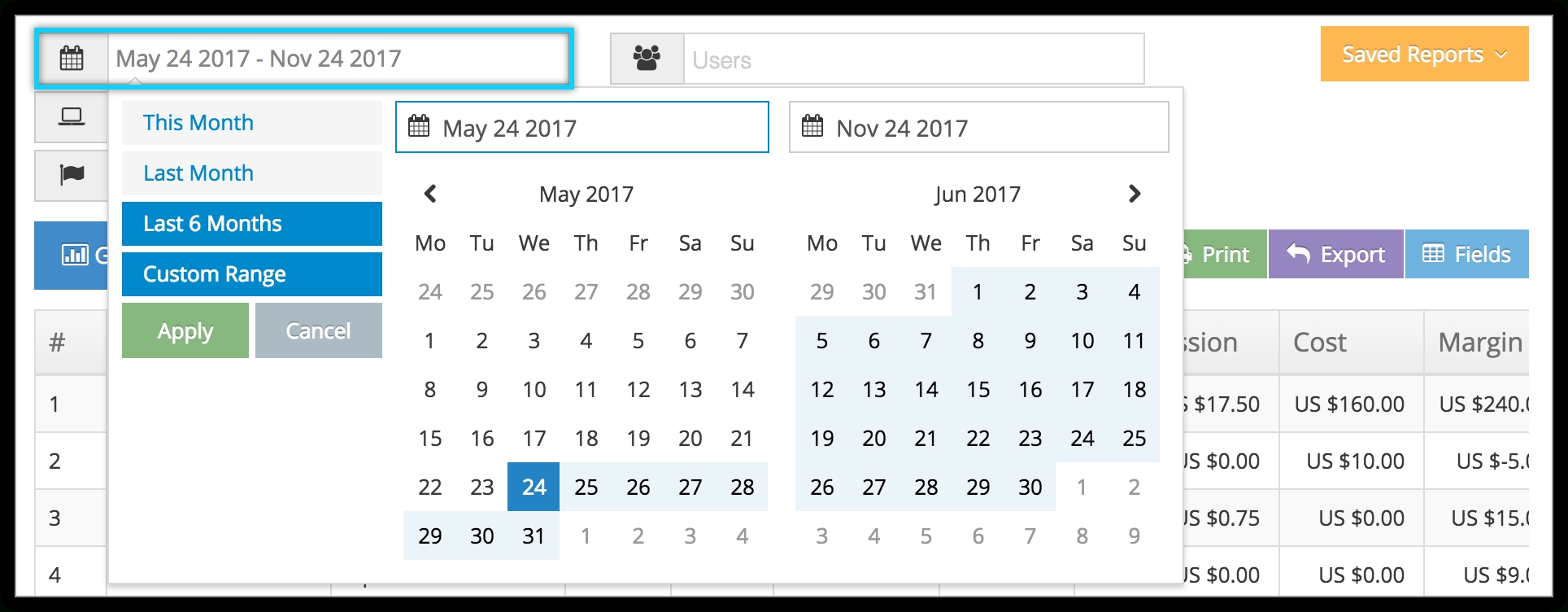 Tour Operator Software Support And Knowledgebase - Rezgo 1 Calendar Month Vs 30 Days