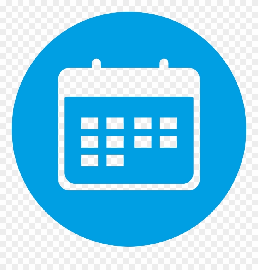 When September 5-7,2018 - Calendar Icon Png Orange Clipart (#460253 Calendar Icon Png Blue