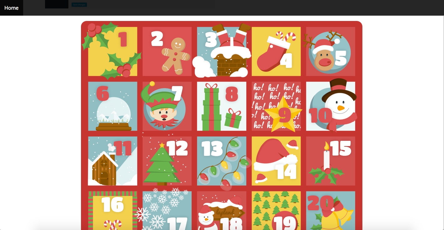 Xmas Advent Calendar - WordPress Plugin By Rssyow | Codecanyon Advent Calendar Quiz Template