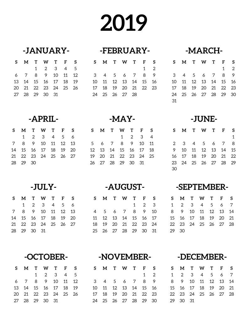 A3 Wall Calendar Printing – Printable Blank Calendar Template