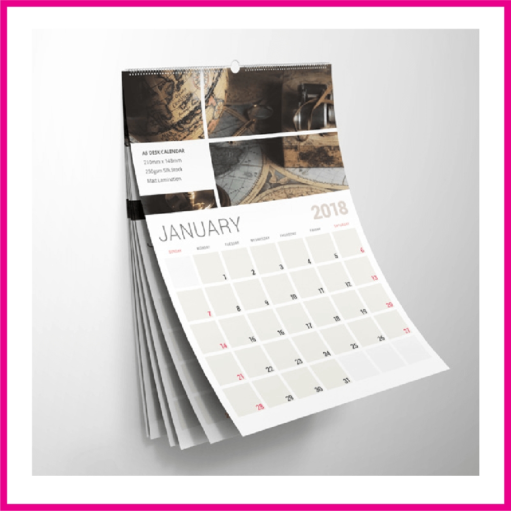 2020 Calendar Printing Johannesburg- South Africa For R1.50 Each Calendar Printing Price List