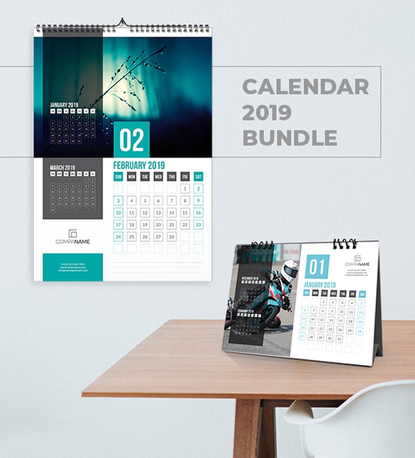 21 Best Indesign Calendar Templates (New For 2019) Calendar Template Adobe Indesign