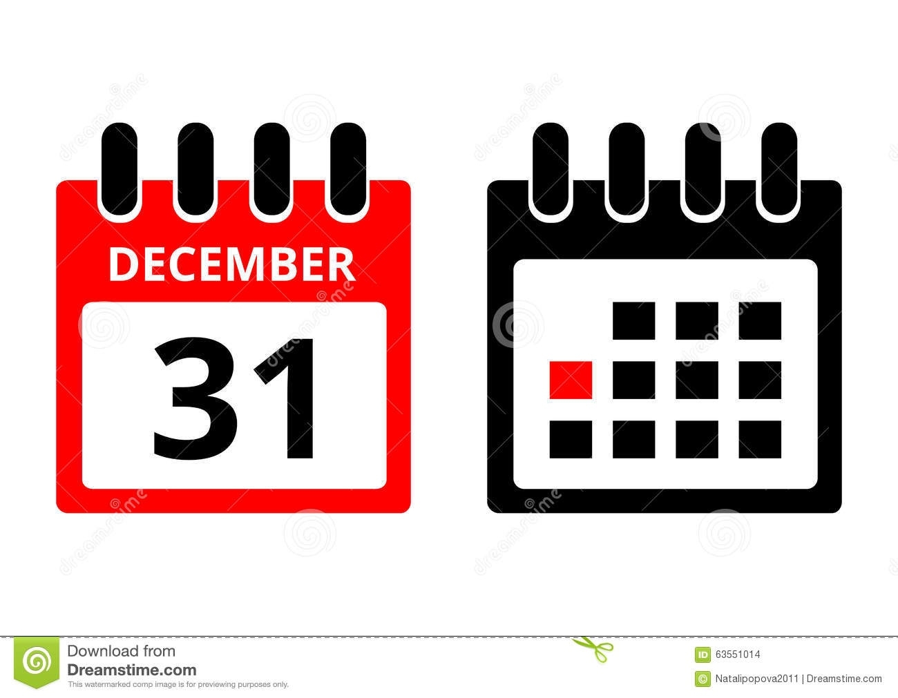 31 December Calendar Icon Stock Vector. Illustration Of Business Google Calendar 31 Icon
