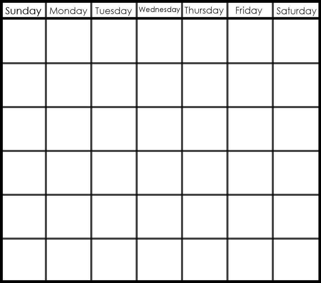 Blank Calendar 5 Weeks | Igotlockedout Calendar Countdown Richard Whiteley