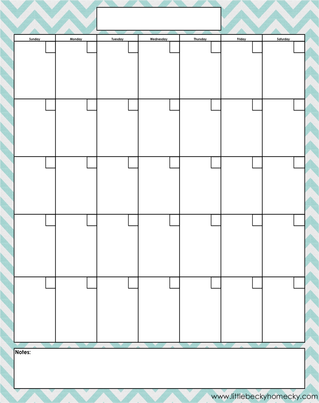 Blank-Monthly-Calendar-Printable-Pdfs A Monthly Calendar To Print