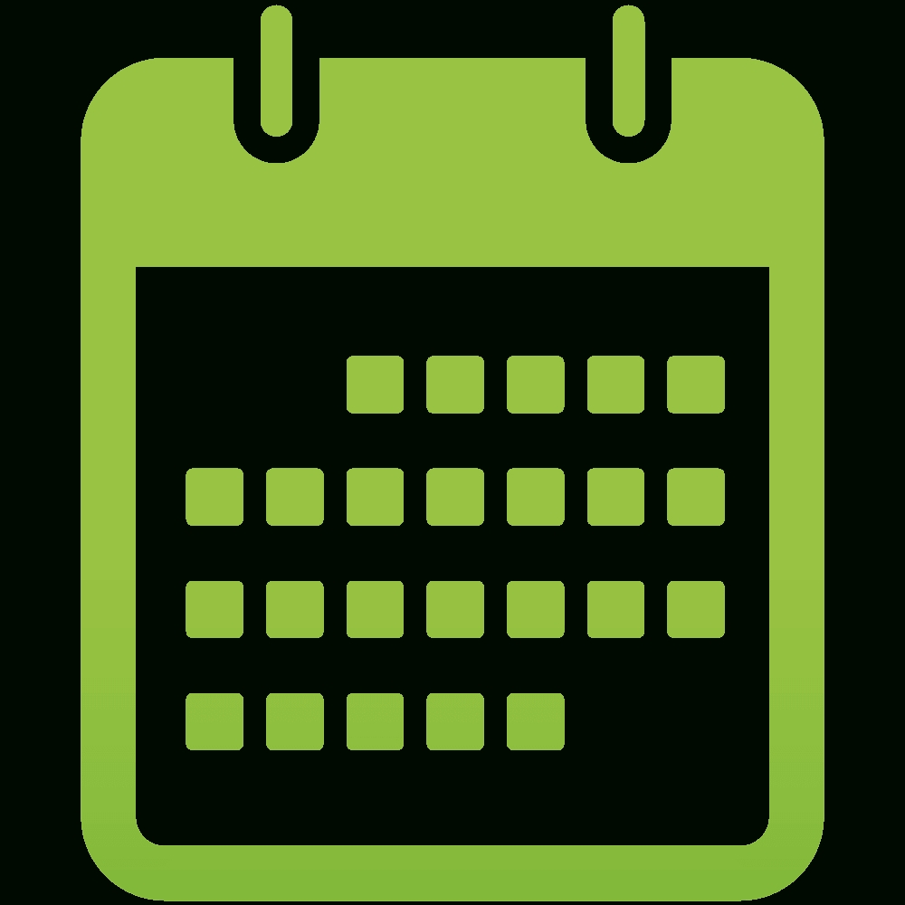 Calendar Green Icon Png #4112 - Free Icons And Png Backgrounds Calendar Icon Png Transparent
