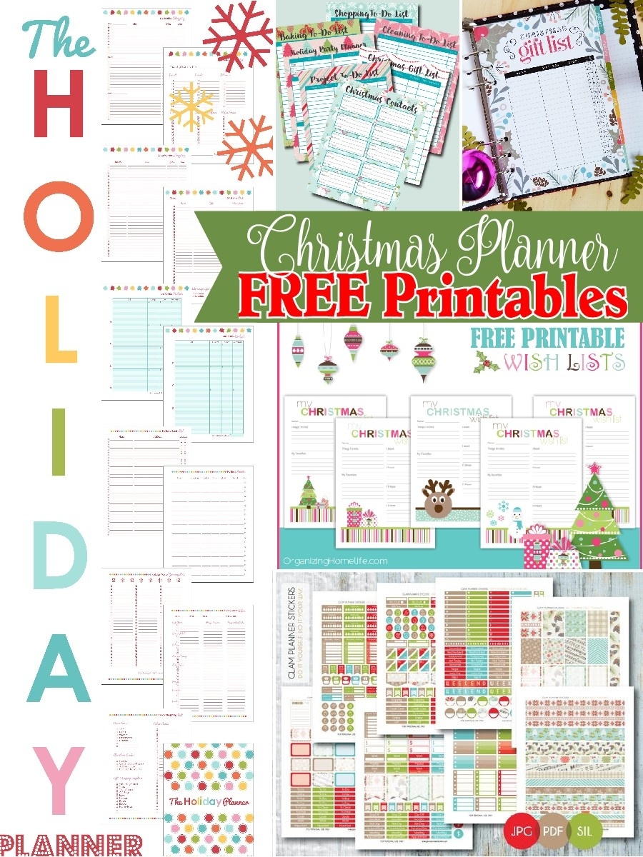 Christmas Planner Free Printables - The Scrap Shoppe Free Printable Calendar Holiday Stickers