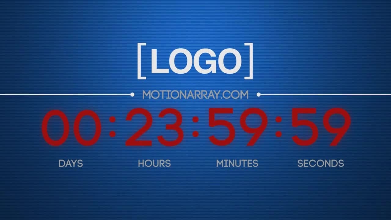 Countdown - After Effects Templates | Motion Array Calendar Countdown After Effects