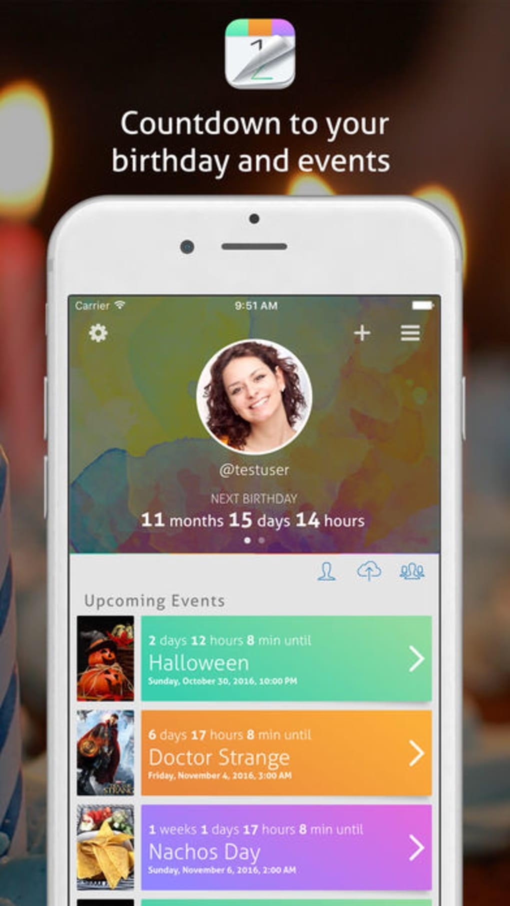 Countdown Calendar Events For Iphone - Download Countdown Calendar On Iphone 6