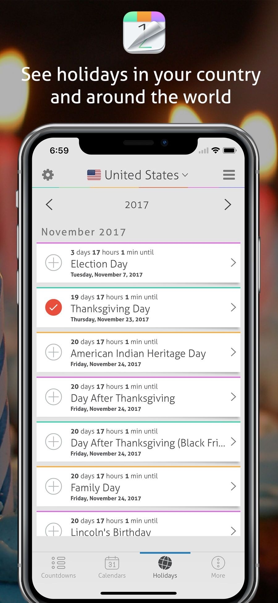 Countdown Calendar (Lite) #productivity#lifestyle#apps#ios | Cool Iphone 6 Calendar Countdown