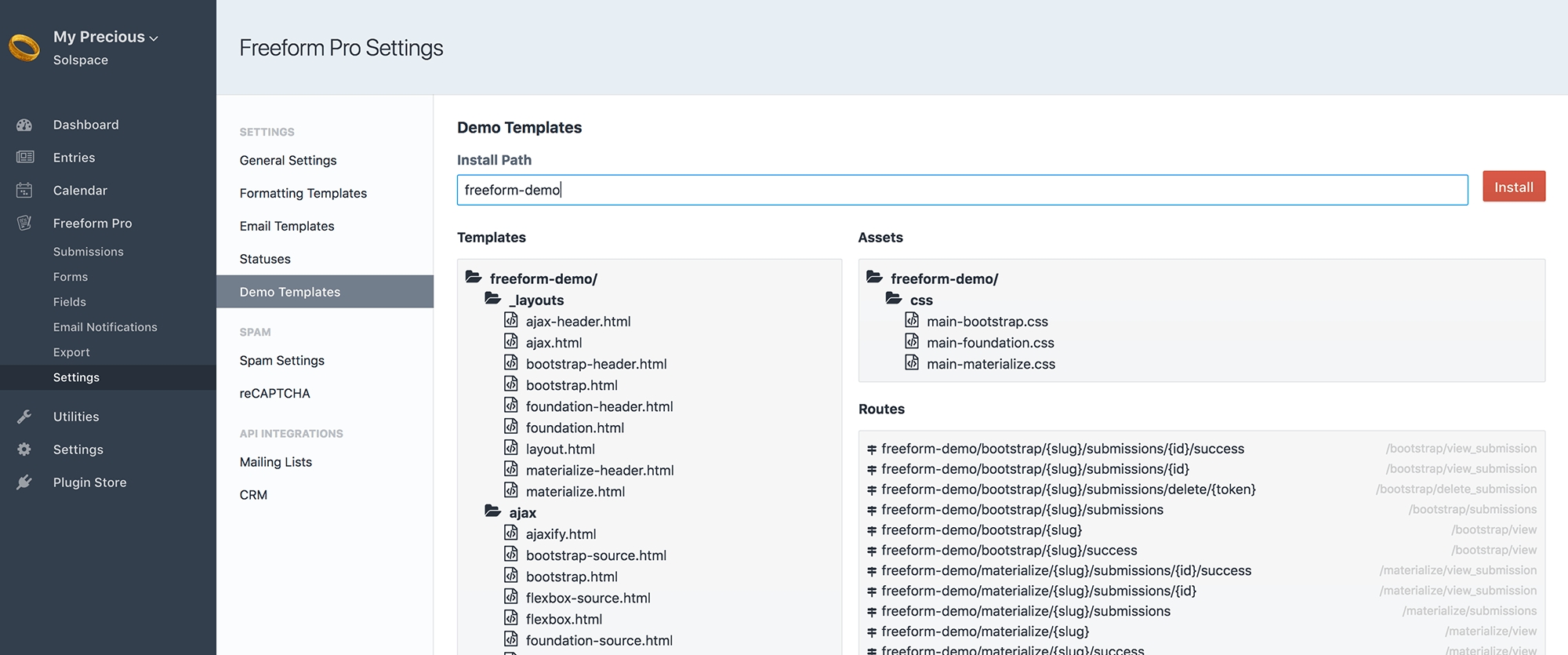 Craft Freeform 3.x - Demo Templates | Solspace Documentation Bootstrap 3 Calendar Template