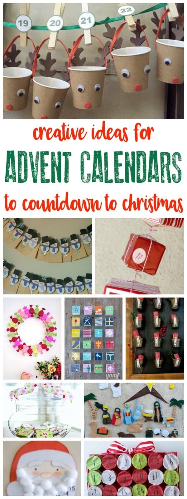 Creative Ideas For Diy Advent Calendars To Countdown To Christmas Advent Calendar Countdown Ideas