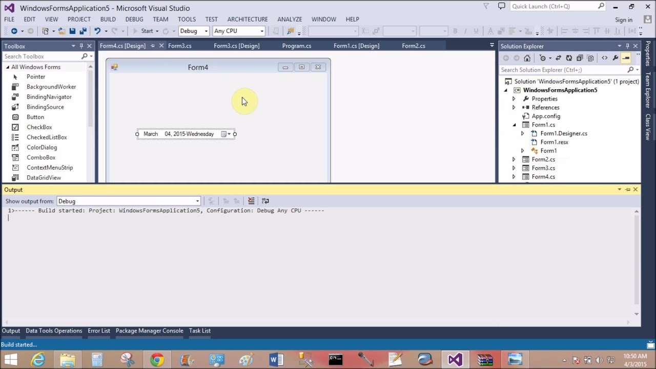 Datetimepicker Control In Windows Form C# - Youtube Raddatepicker Calendar Icon Missing