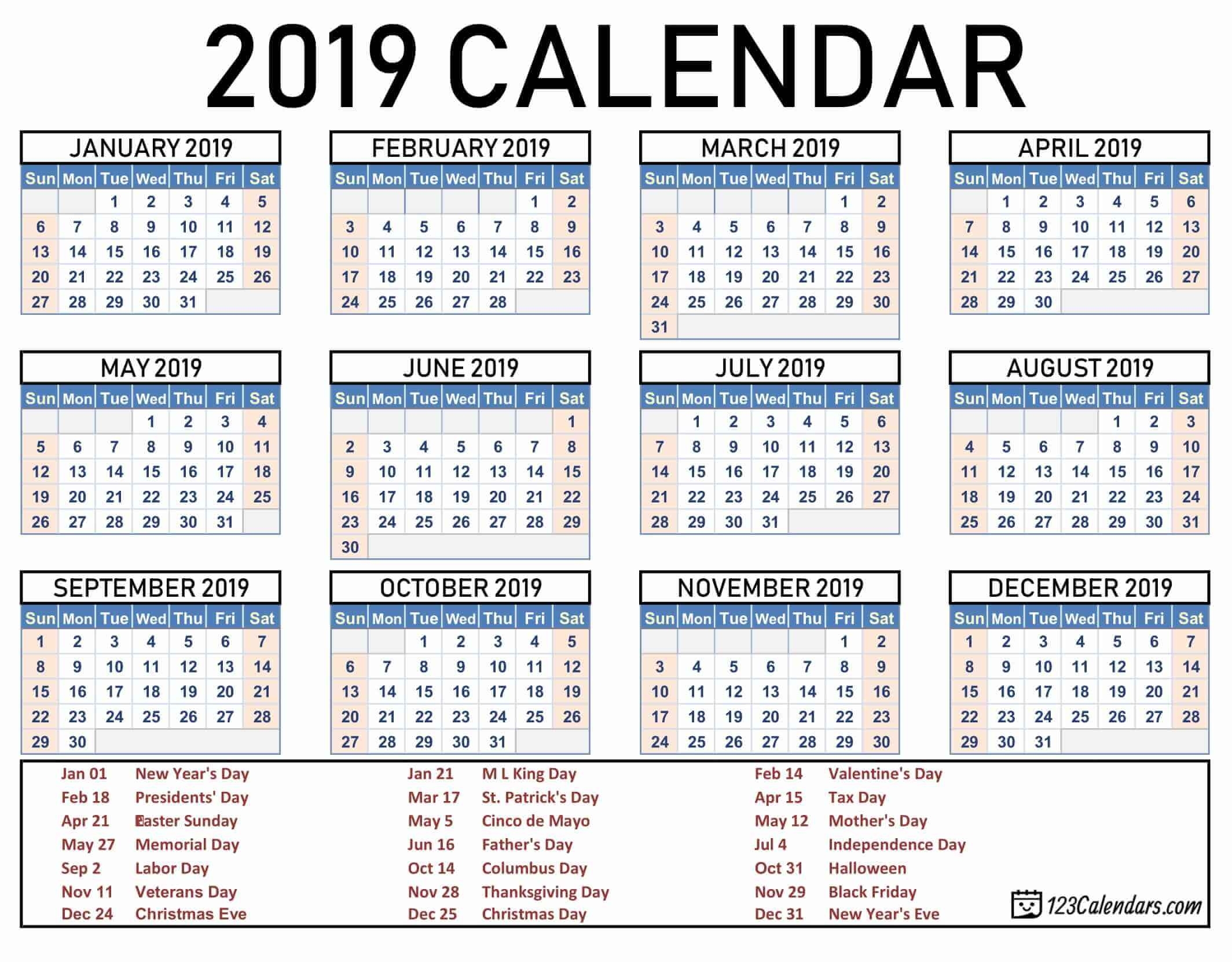 Types Of Calendar Printing – Printable Blank Calendar Template