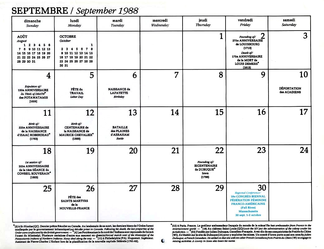 Calendar Month November 1988 • Printable Blank Calendar Template