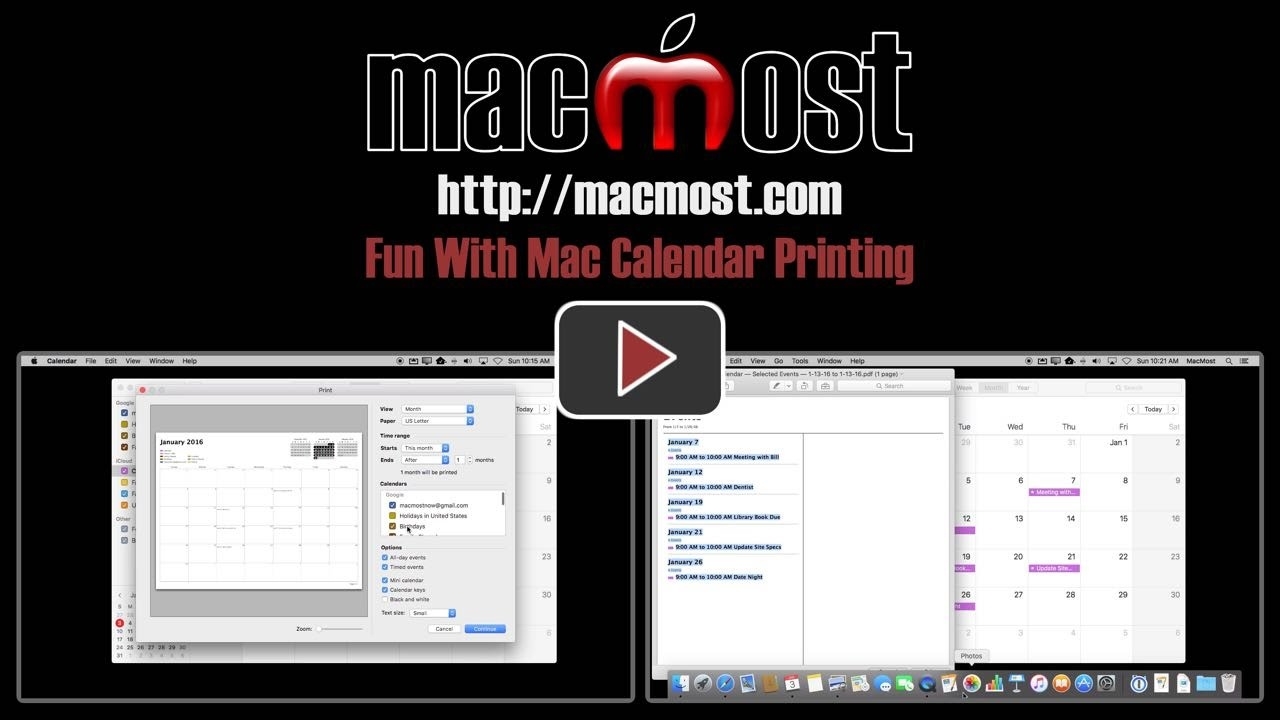 Fun With Mac Calendar Printing (#1163) Calendar Printing Software For Mac