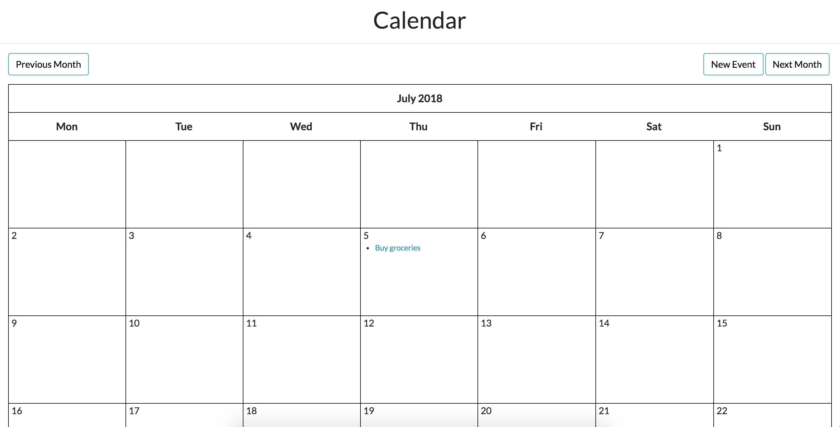 Huiwen Printing A Calendar In Python