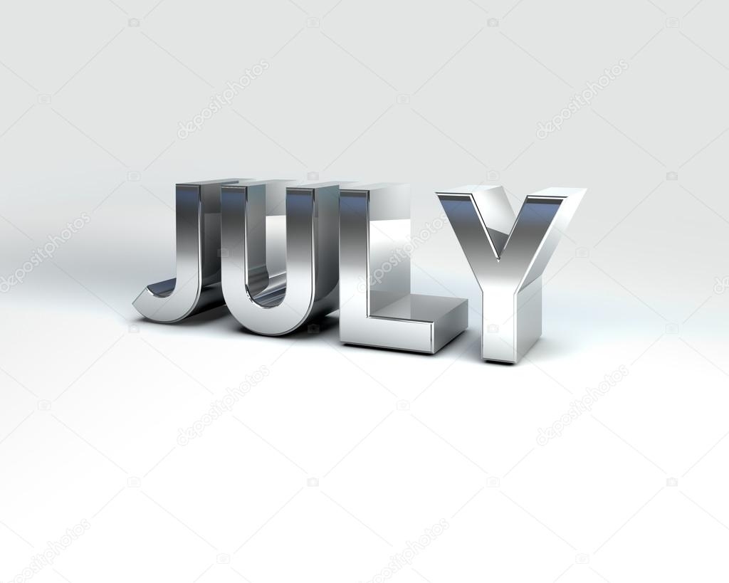 Metal Calendar Month July — Stock Photo © Pixeleurope #19799549 Calendar Month July 1979