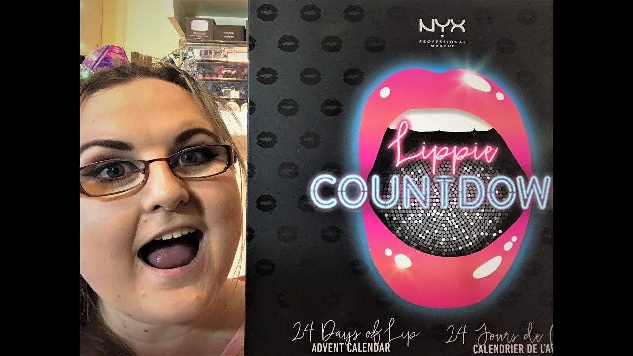 Nyx Lippie Countdown Advent Calendar 2017 - Youtube Advent Calendar Lippie Countdown