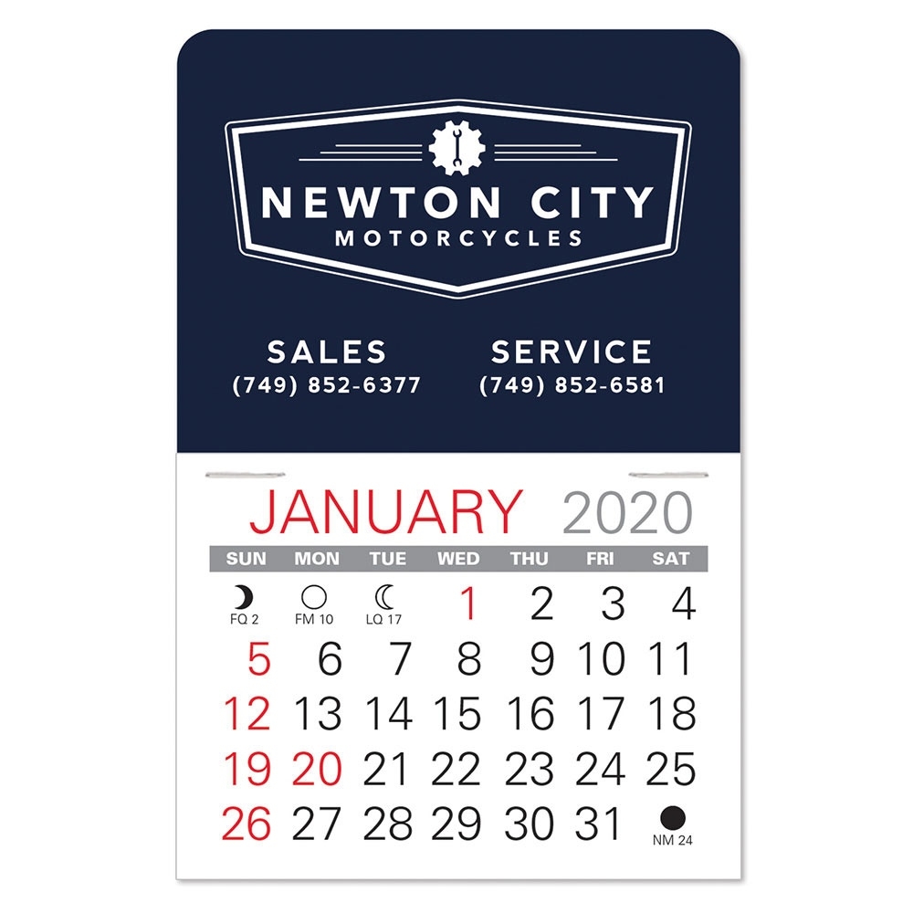 Peel And Stick Calendars, Mini Sticky Calendars - Just 60¢! | On The Impressive 2020 Calendar For Sale