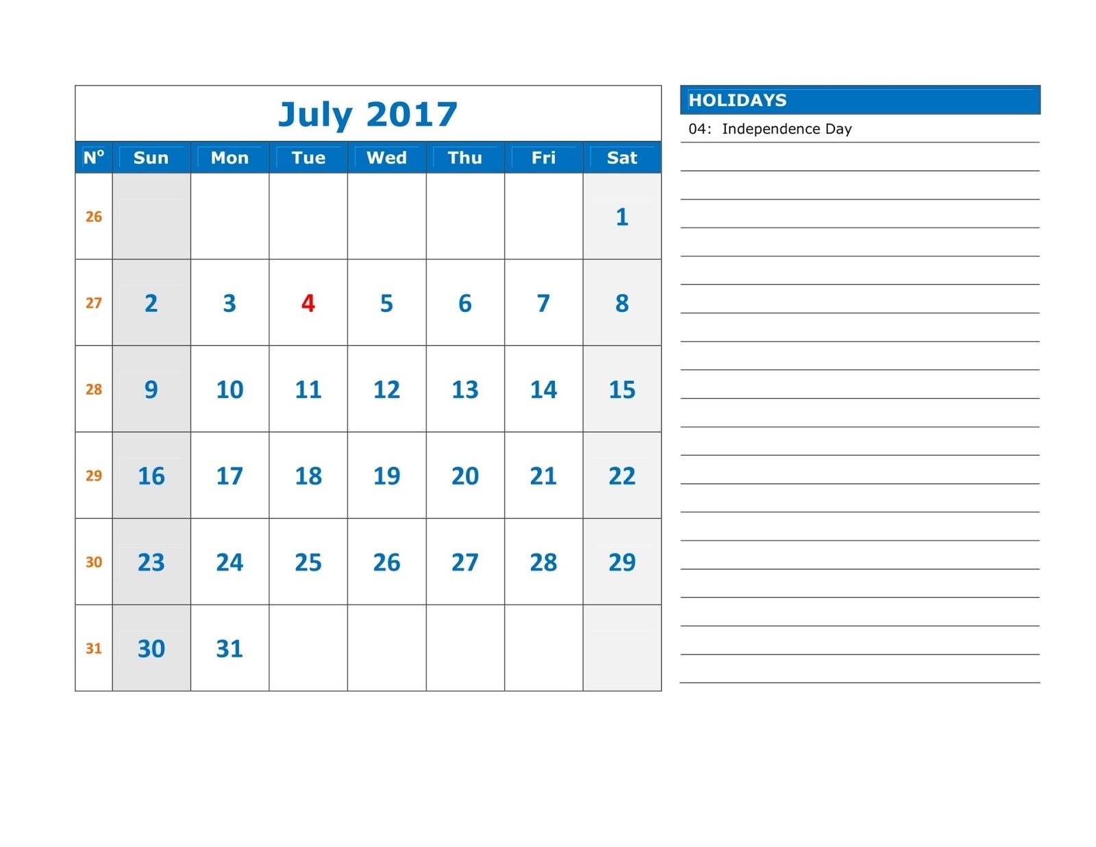 Printable Calendar 2019 | 2019 Calendar Template [Free]* Month Calendar Highlight Dates