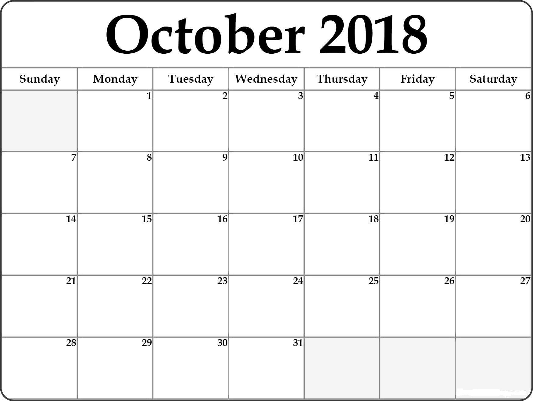 Printable Calendar October - Printable Calendar &amp; Birthday Cards Online Calendar Printing With Photos