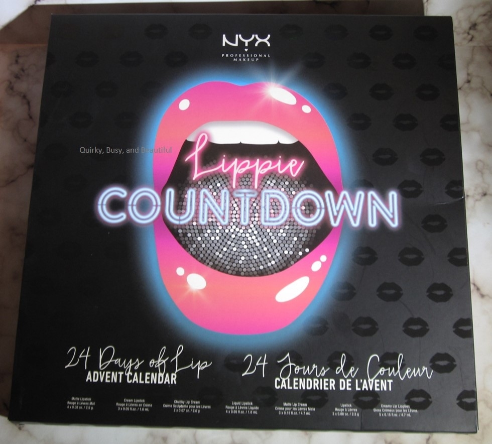 Quirky, Busy, And Beautiful: Nyx Lippie Countdown Advent Calendar 2017 Advent Calendar Lippie Countdown