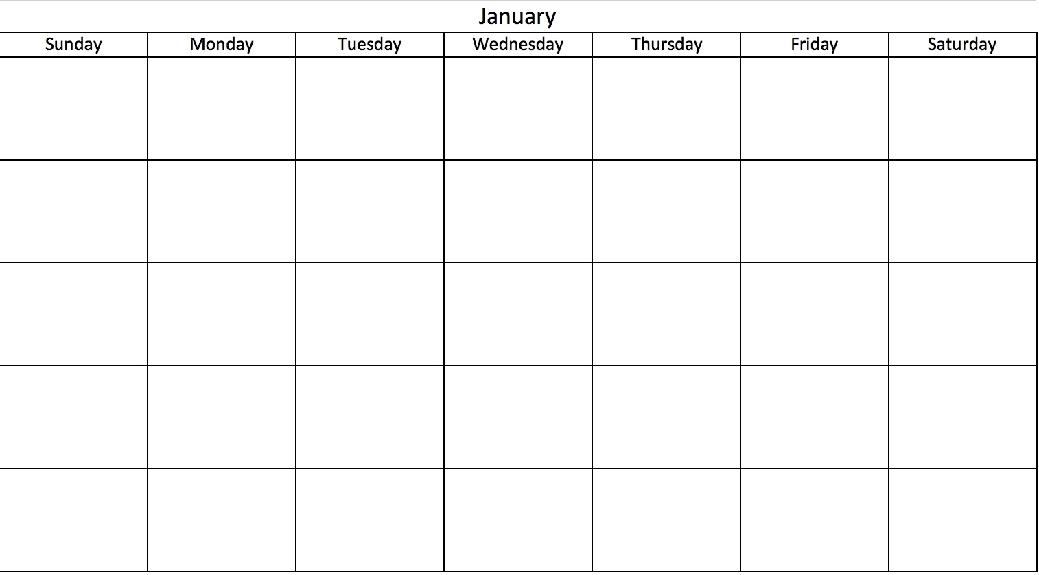 Remarkable Blank Calendar Without Dates • Printable Blank Calendar Monthly Calendar Without Dates