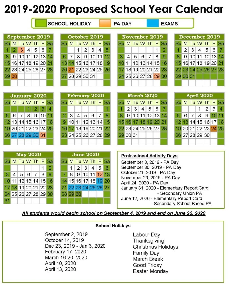 School Year Calendar - Keewatin Patricia District School Board School Calendar District 79