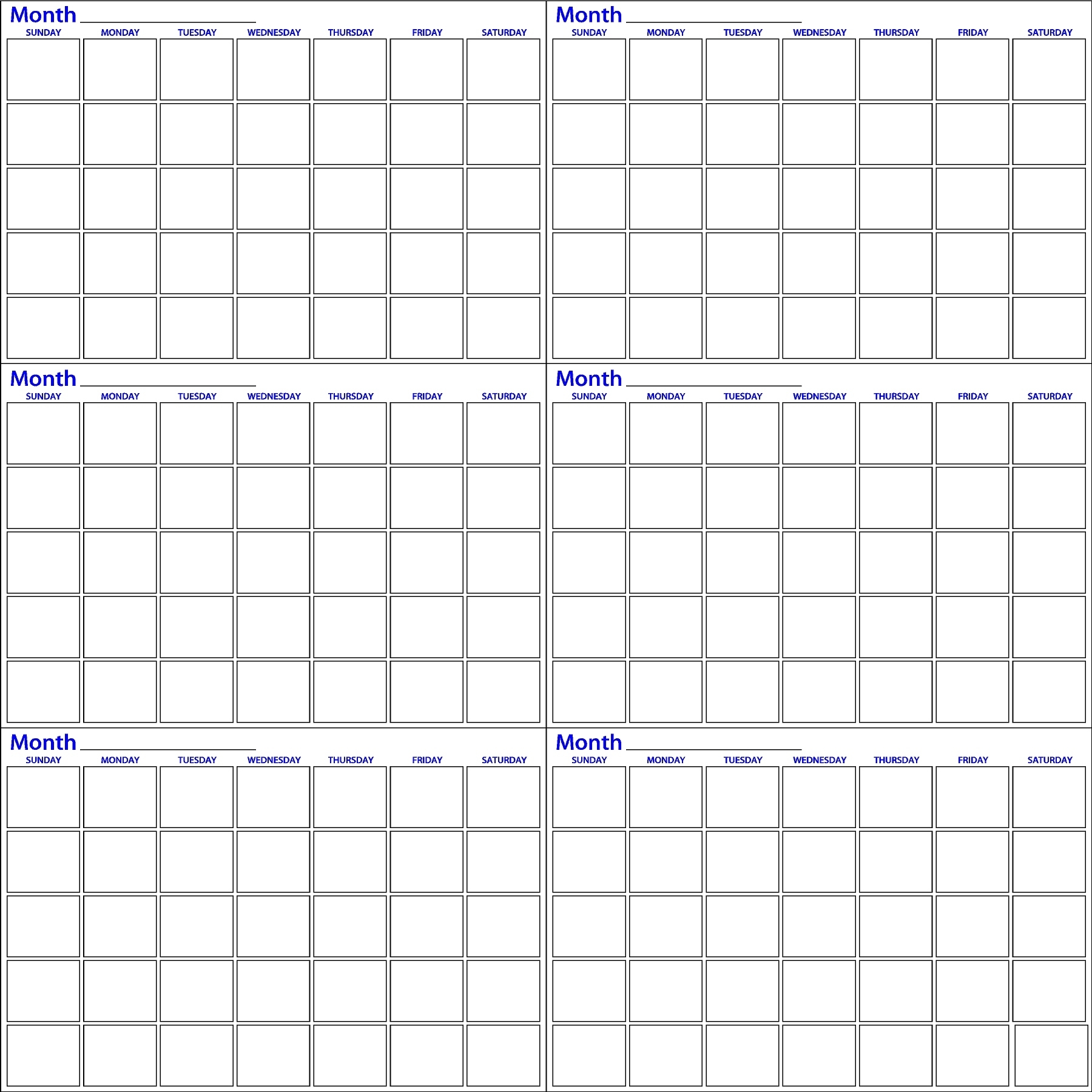 Six Month | Calendar Whiteboard | Dry Erase Innovations 2 Month Calendar Whiteboard