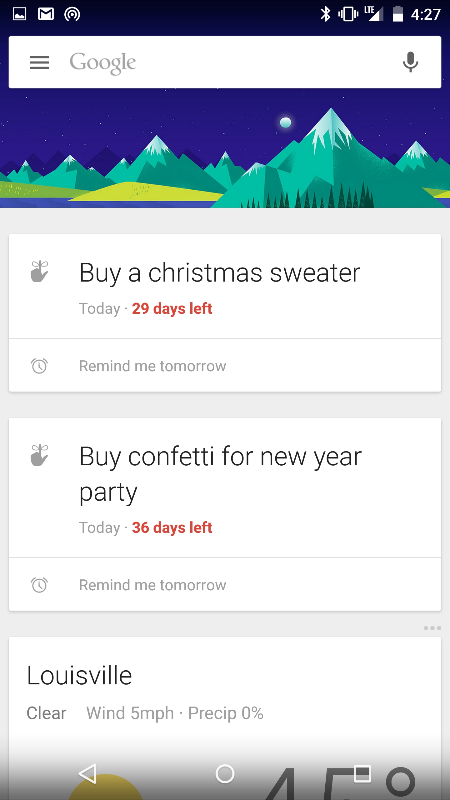 Tip: Google Now Can Give You A Countdown To Some Events Based On Google Calendar Countdown To Specific Event