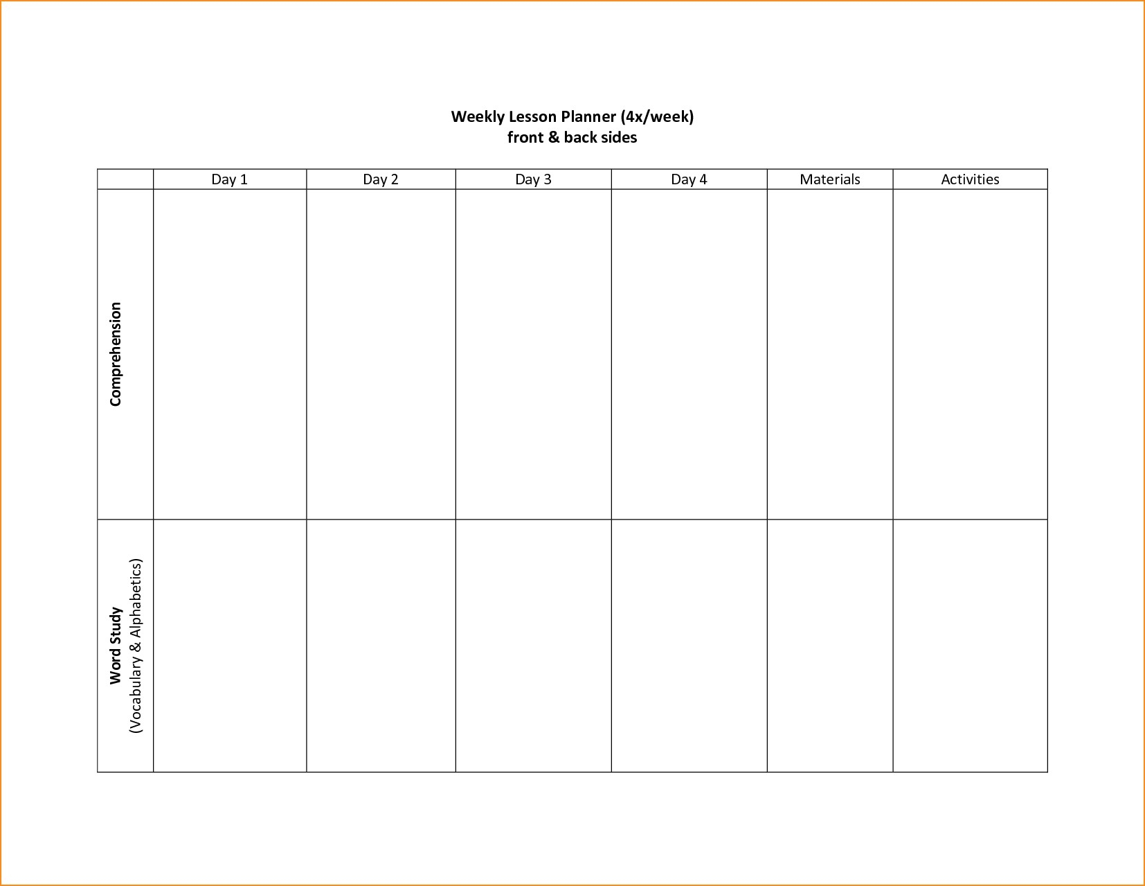 Two Week Calendar Template Word Schedule Printable | Smorad Blank 3 Week Calendar