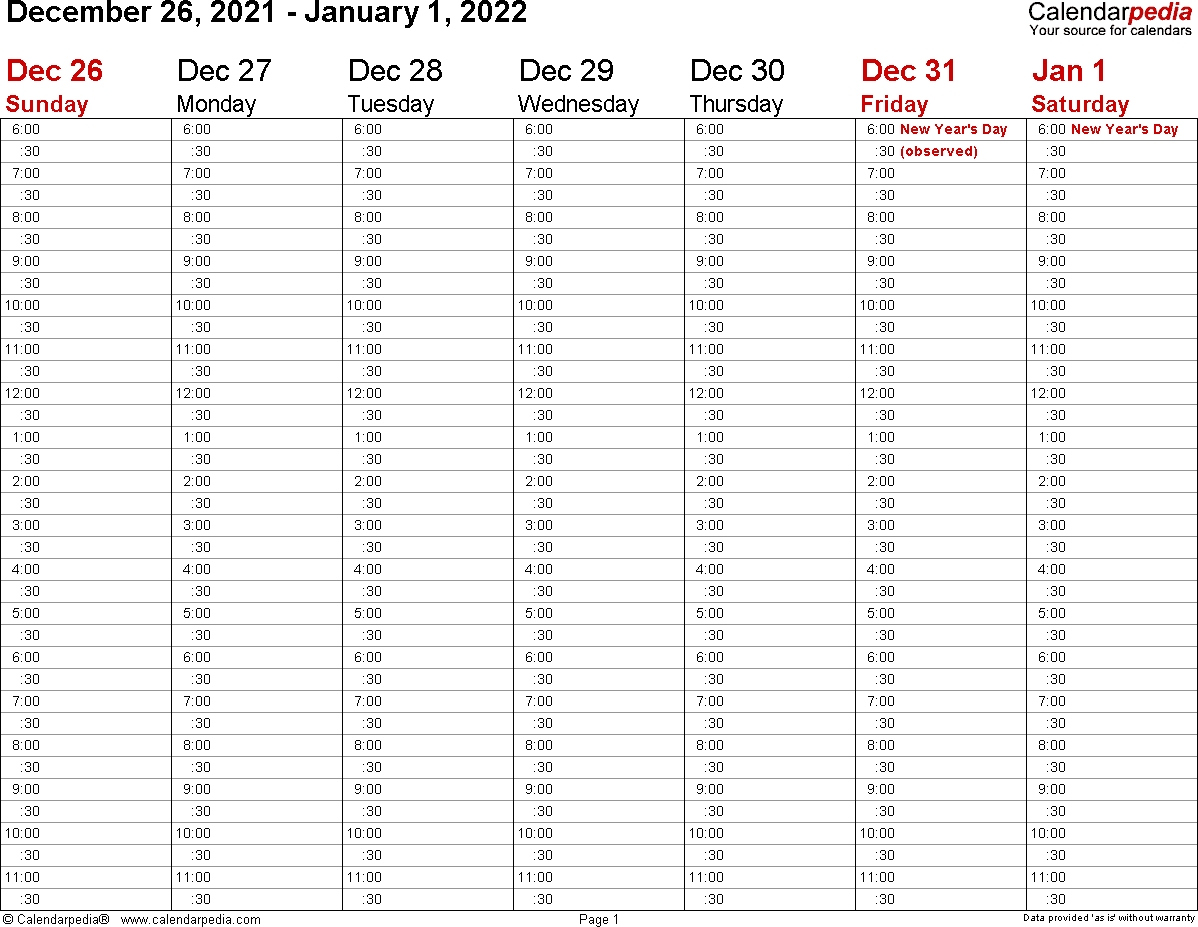 8 Week Calendar Template Pdf – Printable Blank Calendar Template