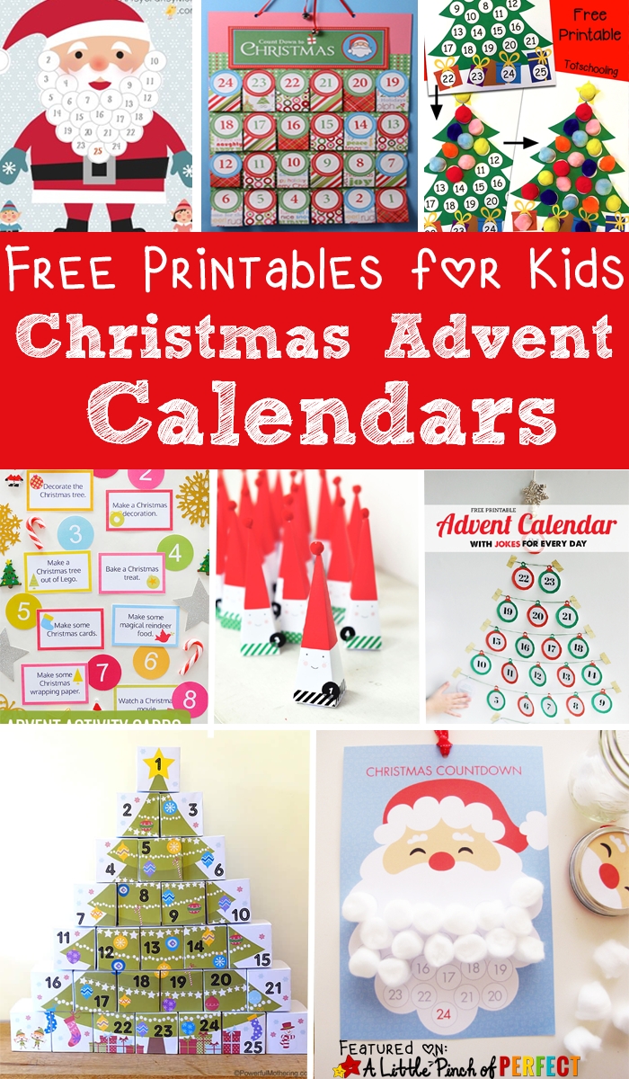 13 Free Printable Christmas Advent Calendars For Kids - Impressive Free Printable Christmas Countdown Calendar