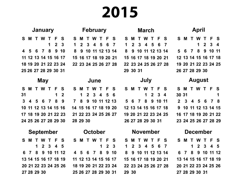 2015 Calendar Templates &amp; Images Ks2 Printable Template Calendar Year