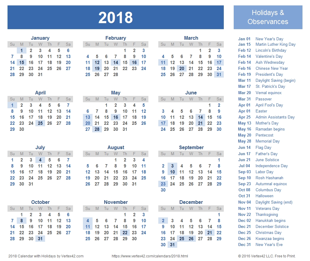 2018 Calendar Templates, Images And Pdfs Exceptional 5 Years Calendar Uk Free Print