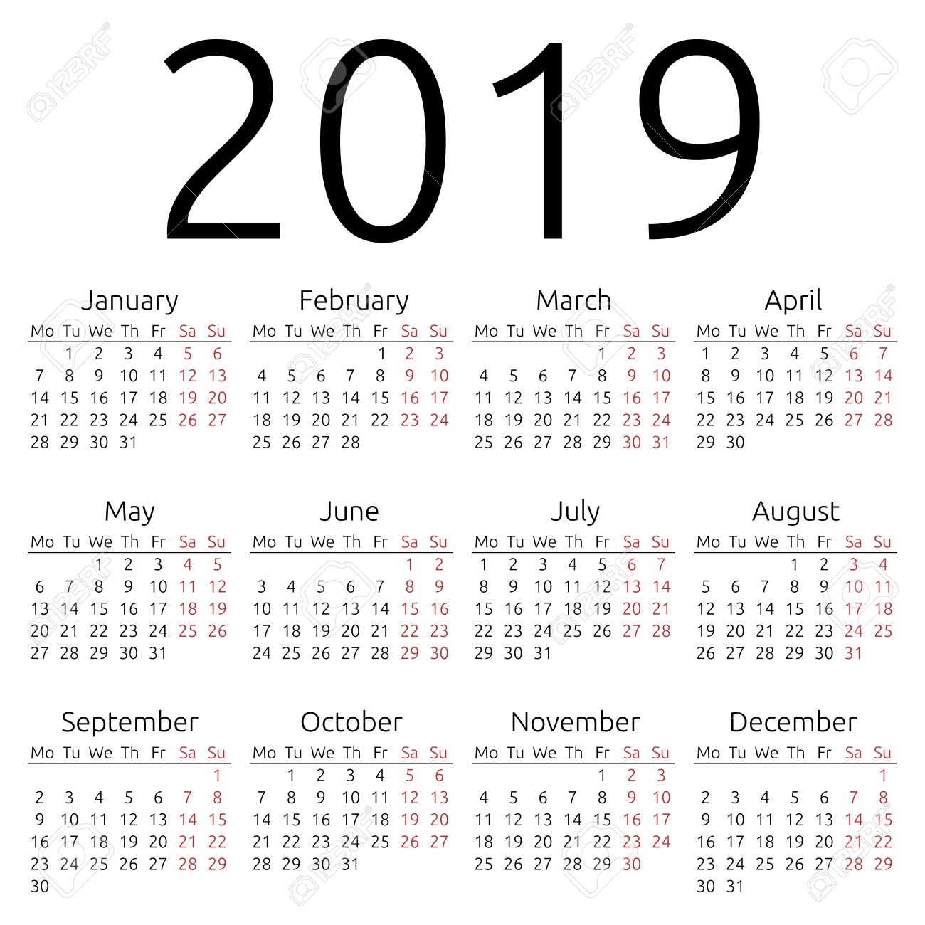 2019 Calendar Hong Kong – Printable Week Calendar Calendar Hong Kong With Holiday Print