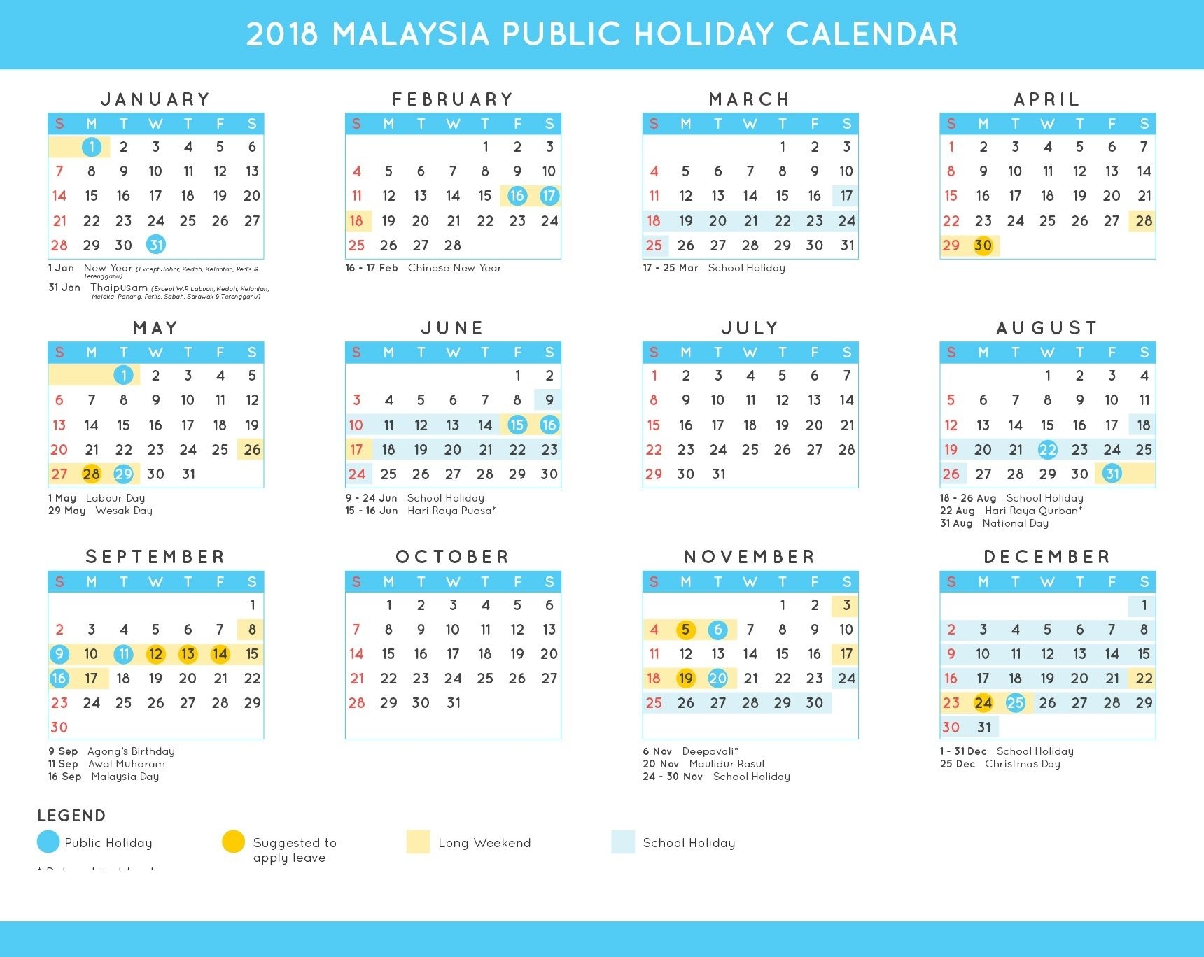 2019 Federal Holiday Calendar Download | Holiday Calendar School Holiday 2020 Malaysia Calender