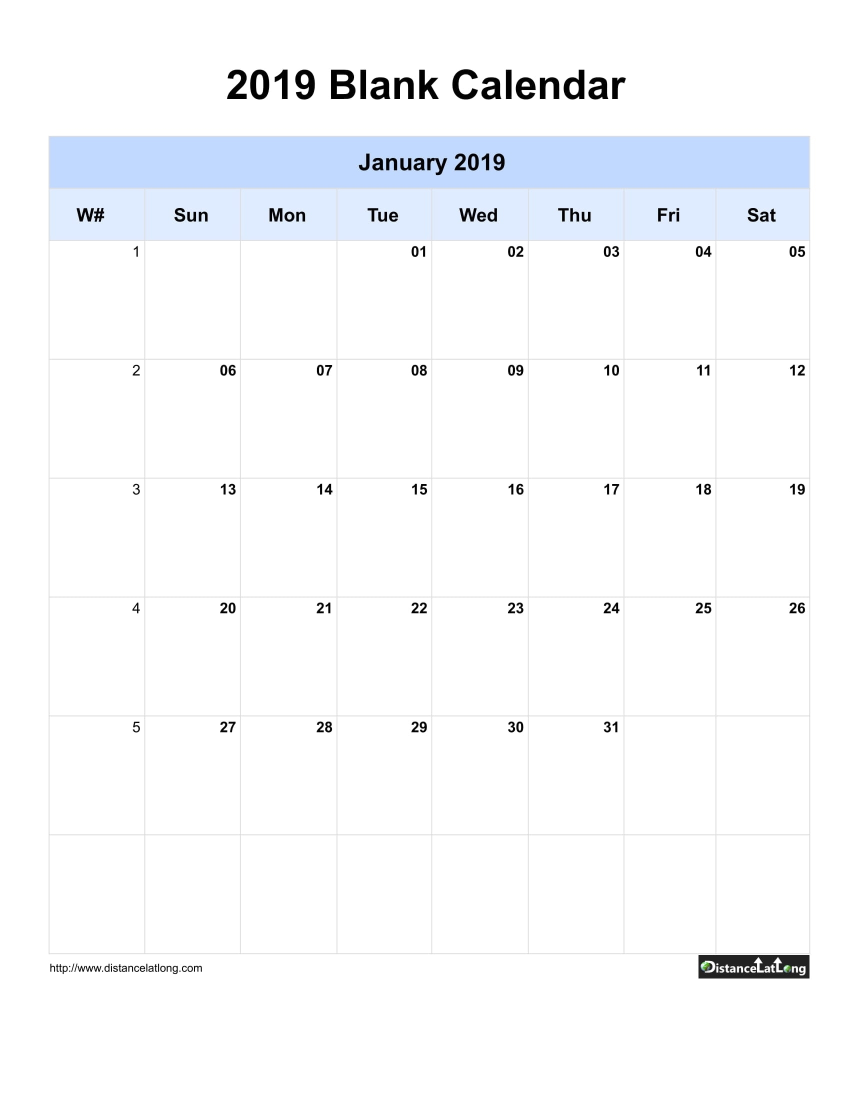 2019 Yearly Blank Calendar Yearly Blank Portrait Orientation Exceptional Free Blank Calendar Printable Weekly No Download