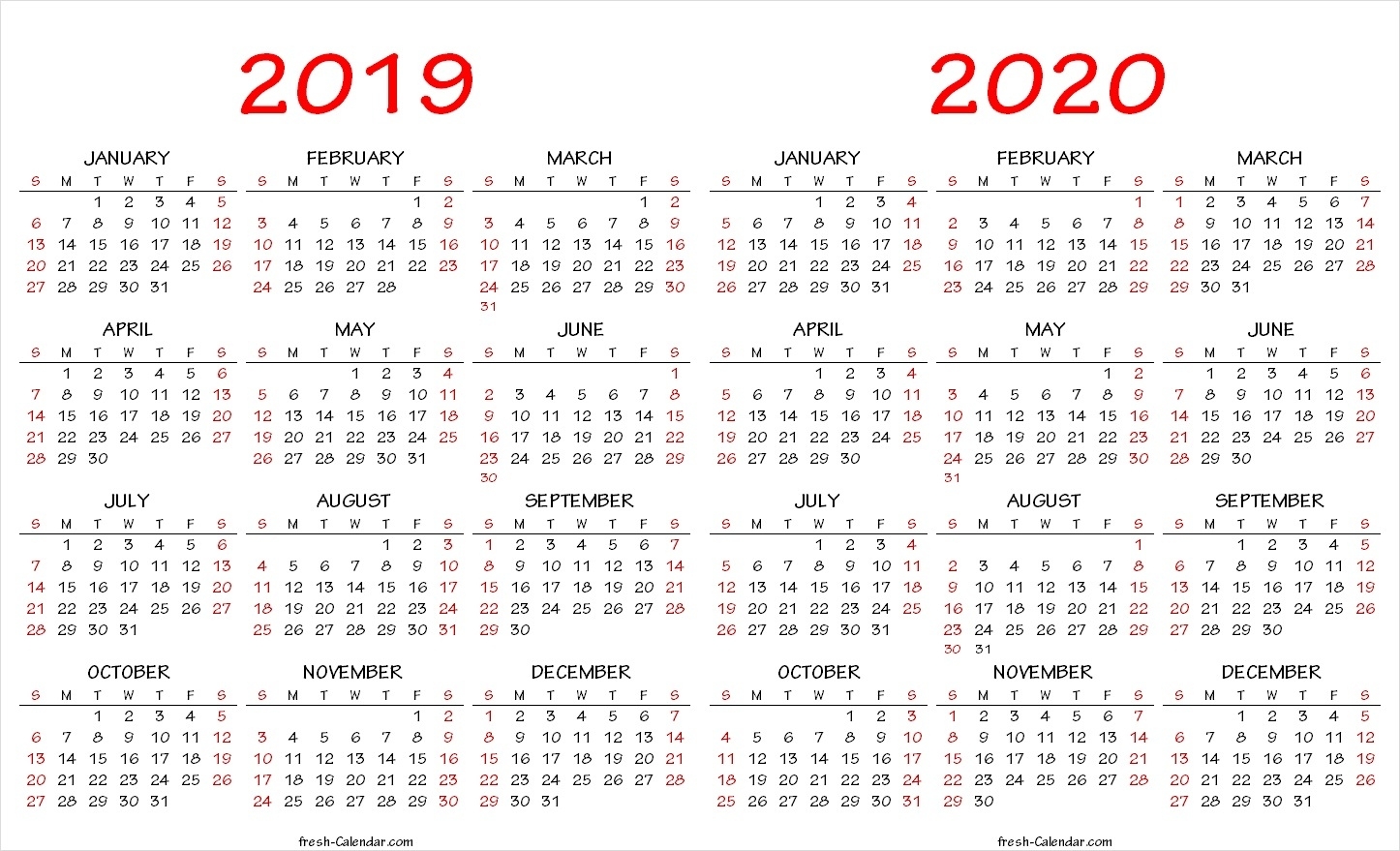2020 Calendar Wallpapers - Wallpaper Cave 4 Year Calendar 2019 To 2020