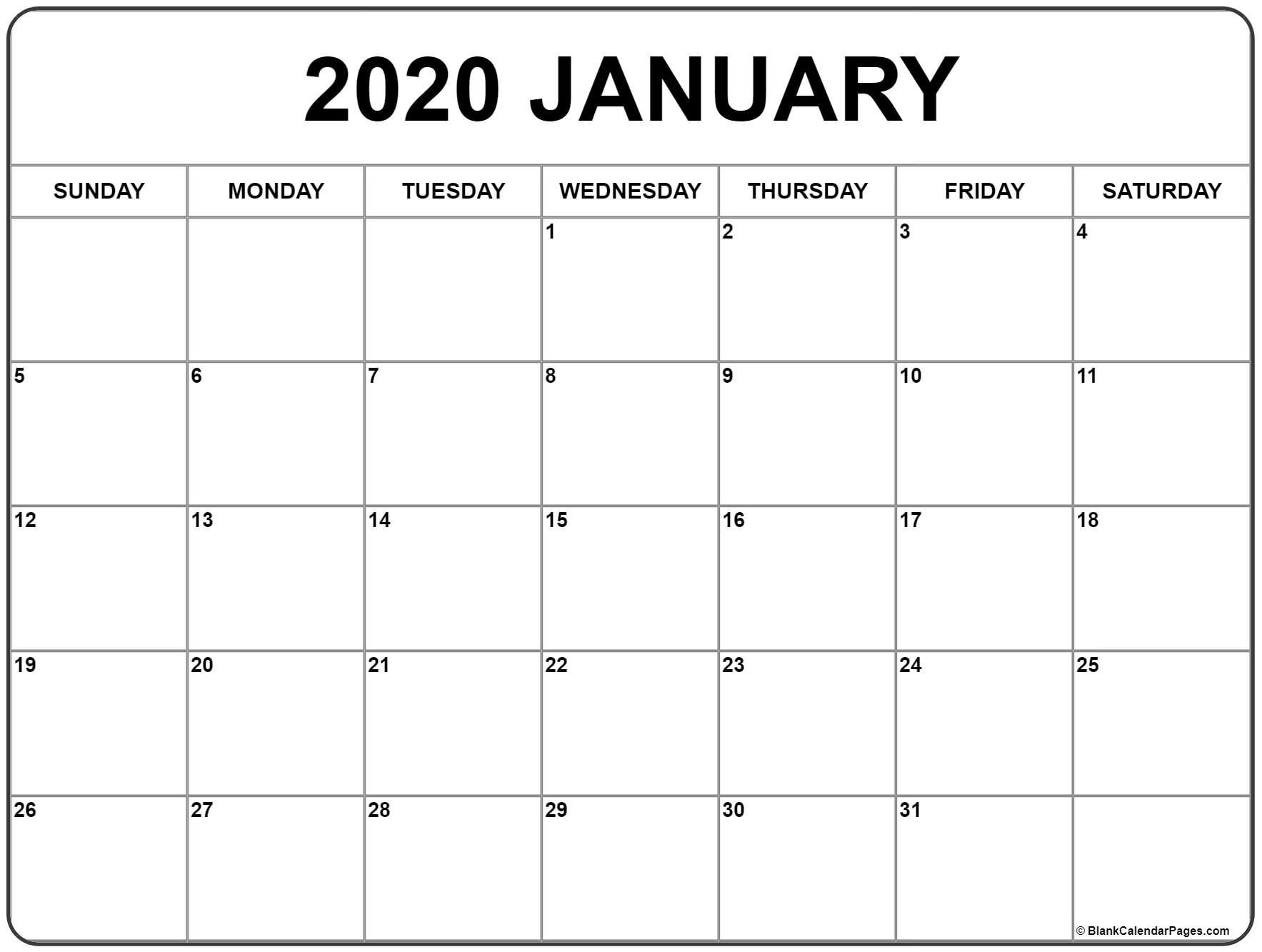 2020 Printable Calendar Templates - Colona.rsd7 Exceptional Microsoft Word Printable Calendar 2020