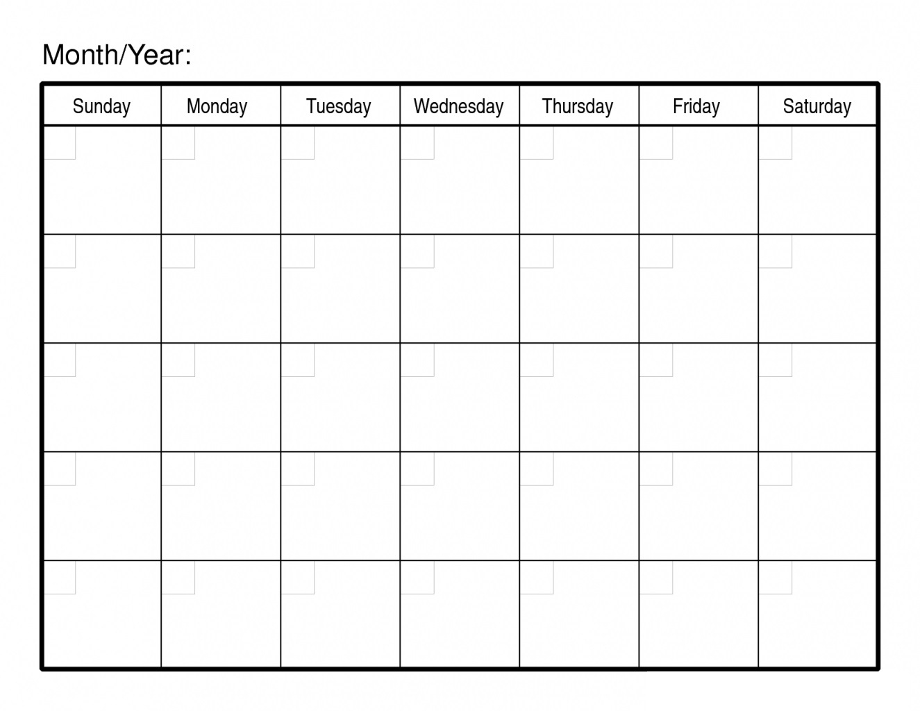 30 Day Calendar Blank - Colona.rsd7 Blank Month Calendar 30 Days