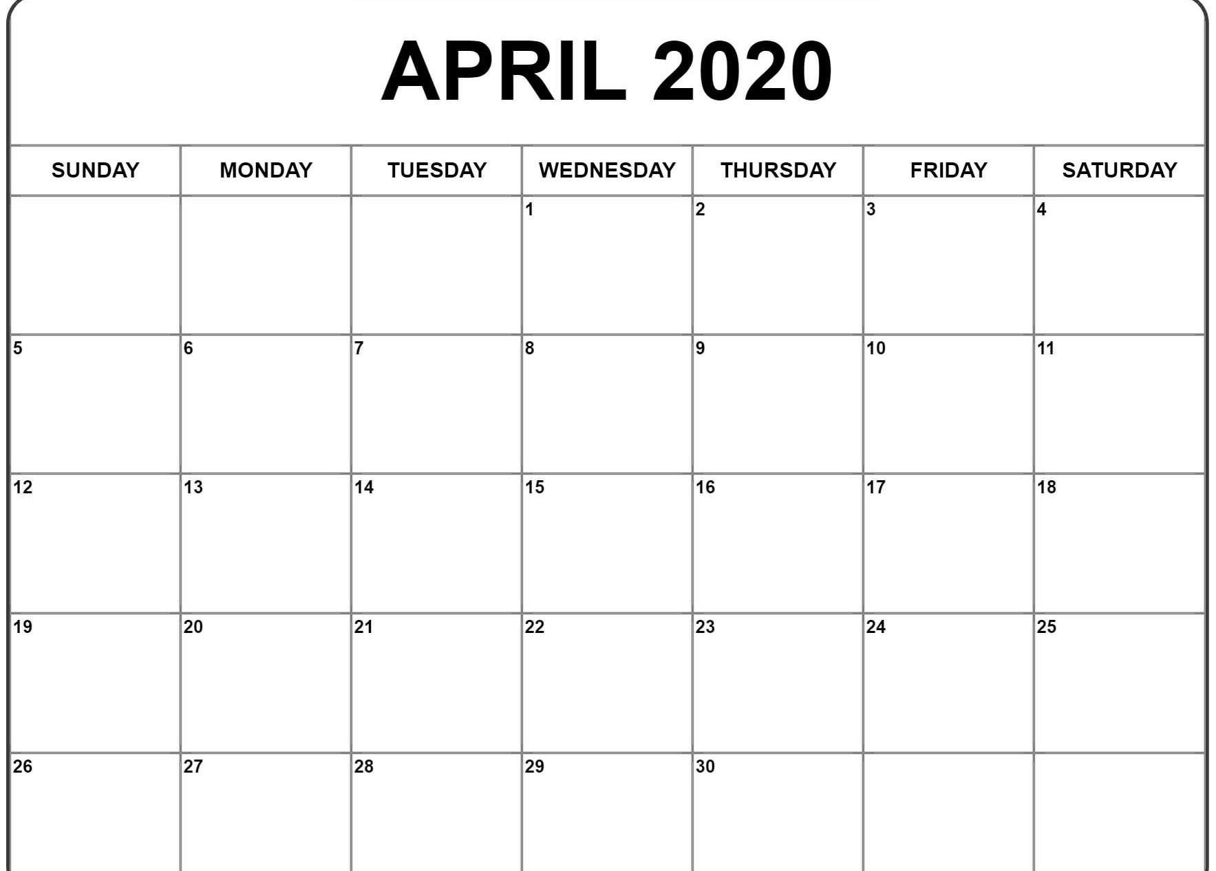 April 2020 Calendar Template | July Calendar, Excel Calendar 2020 Calendar Template Excel