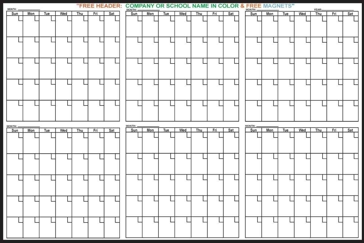 Calendar 2019 6 Months • Printable Blank Calendar Template-6 Exceptional 6 Month Calendar Page Free Printable