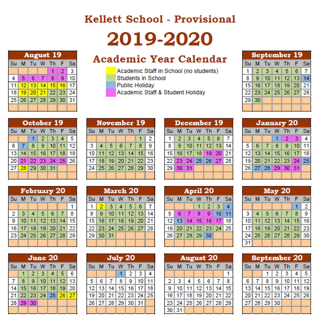 Calendar - Kellett School - The British International School Hong Kong Public Holidays 2020