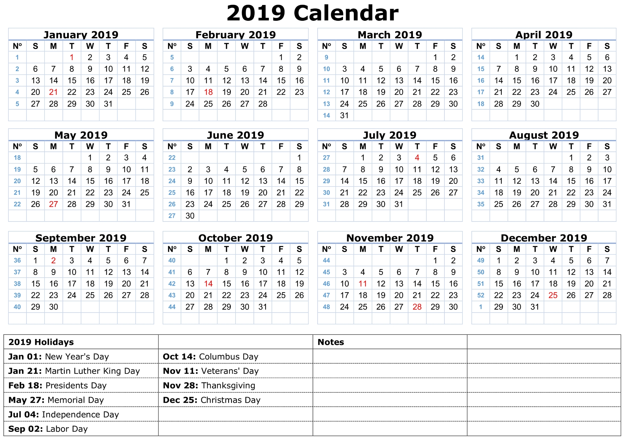 Calendar Template 2019 #2019Calendar #2019Printablecalendar Extraordinary Animated South African Printable Calendar 2020 With Holidays Free