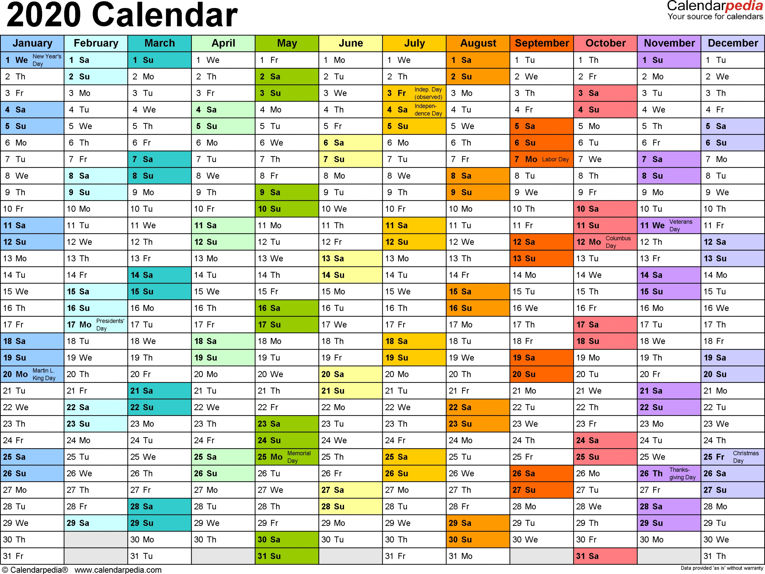 Calendarpedia - Your Source For Calendars Perky Calendarpedia 2020 Printable South Africa