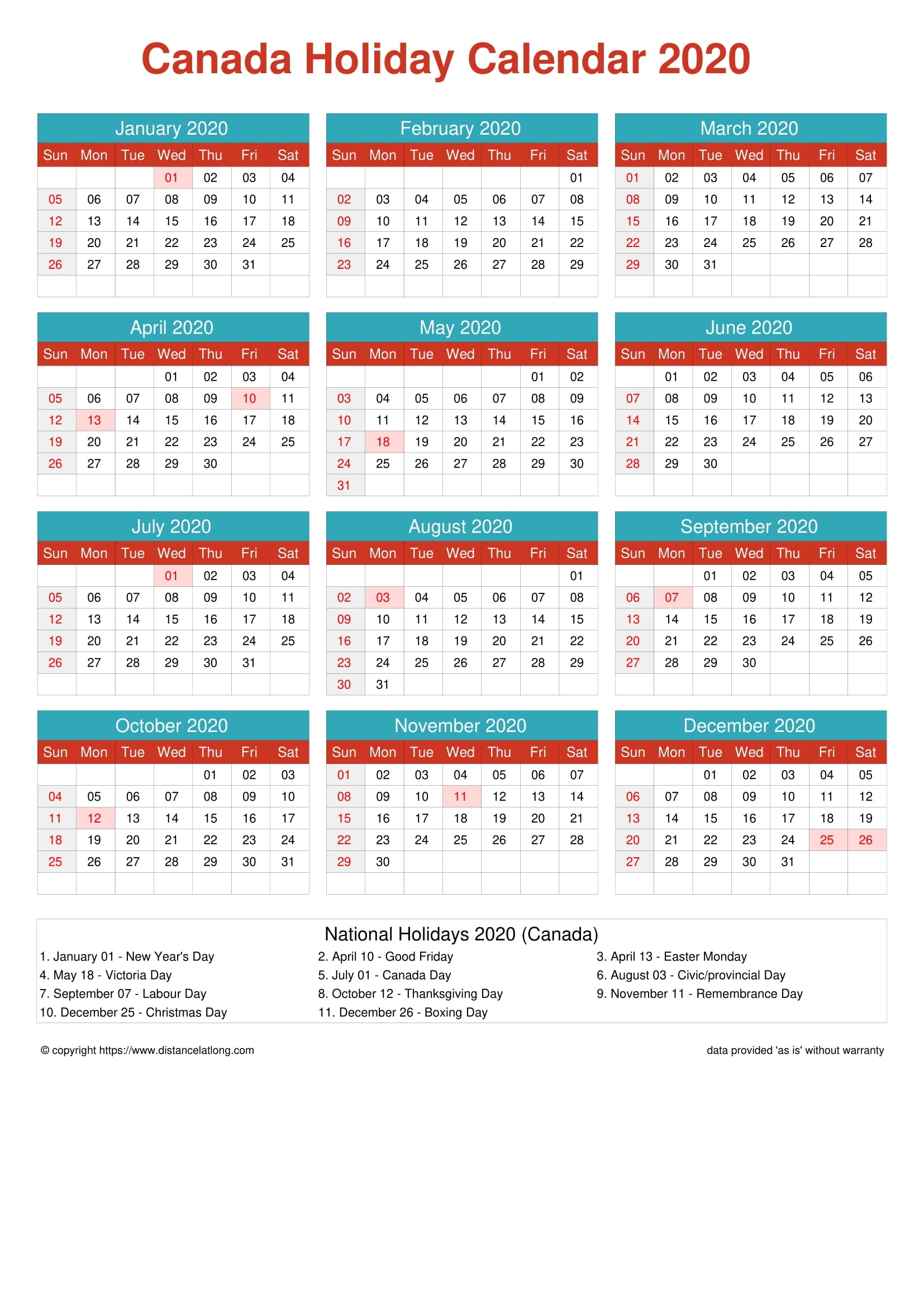 Canada Holiday Calendar 2020 Jpg Templates - Distancelatlong Calendar Of Religious Events For Canadian Jews In 2020