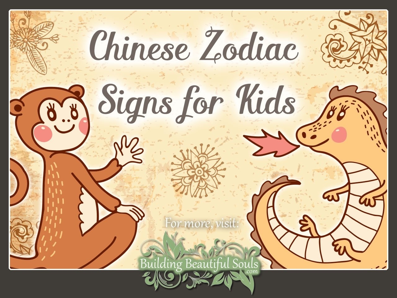 Chinese Zodiac For Kids | Learn About Chinese The Zodiac Understanding The Zodiac Chart Kids Chinese New Year