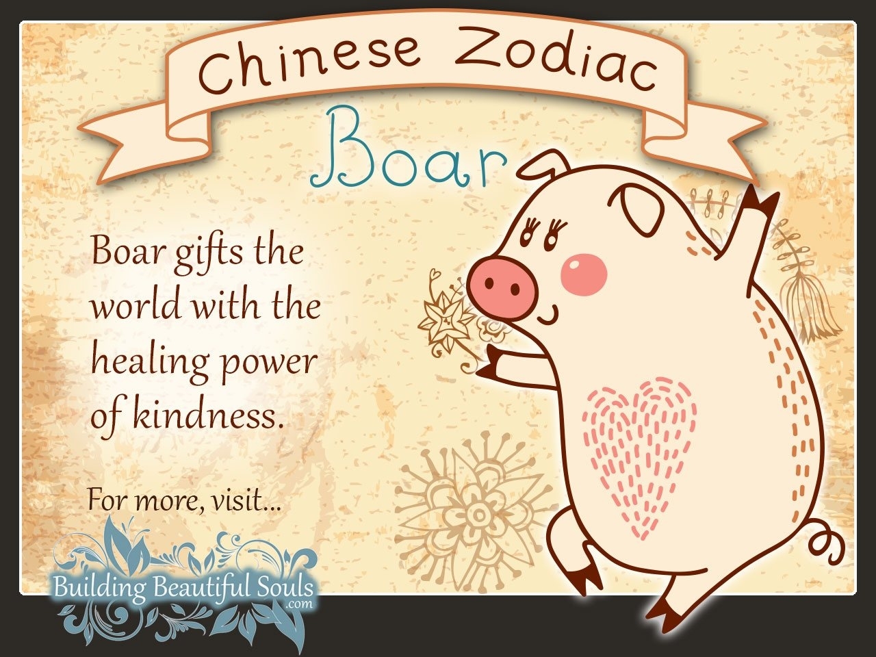 Chinese Zodiac Pig/boar Child Personality &amp; Traits | Chinese Understanding The Zodiac Chart Kids Chinese New Year